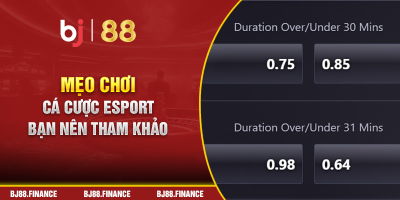 Mẹo chơi cá cược Esport bạn nên tham khảo 