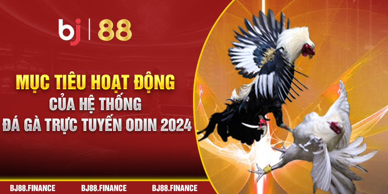 Mục tiêu hoạt động của hệ thống đá gà trực tuyến Odin 2024