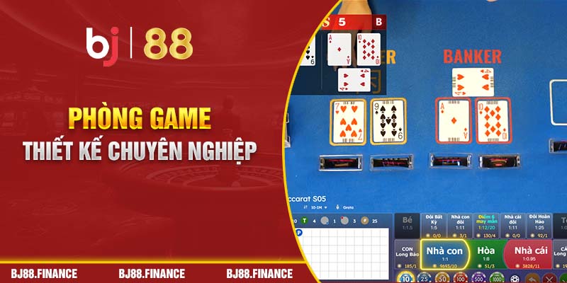 Phòng game thiết kế chuyên nghiệp 